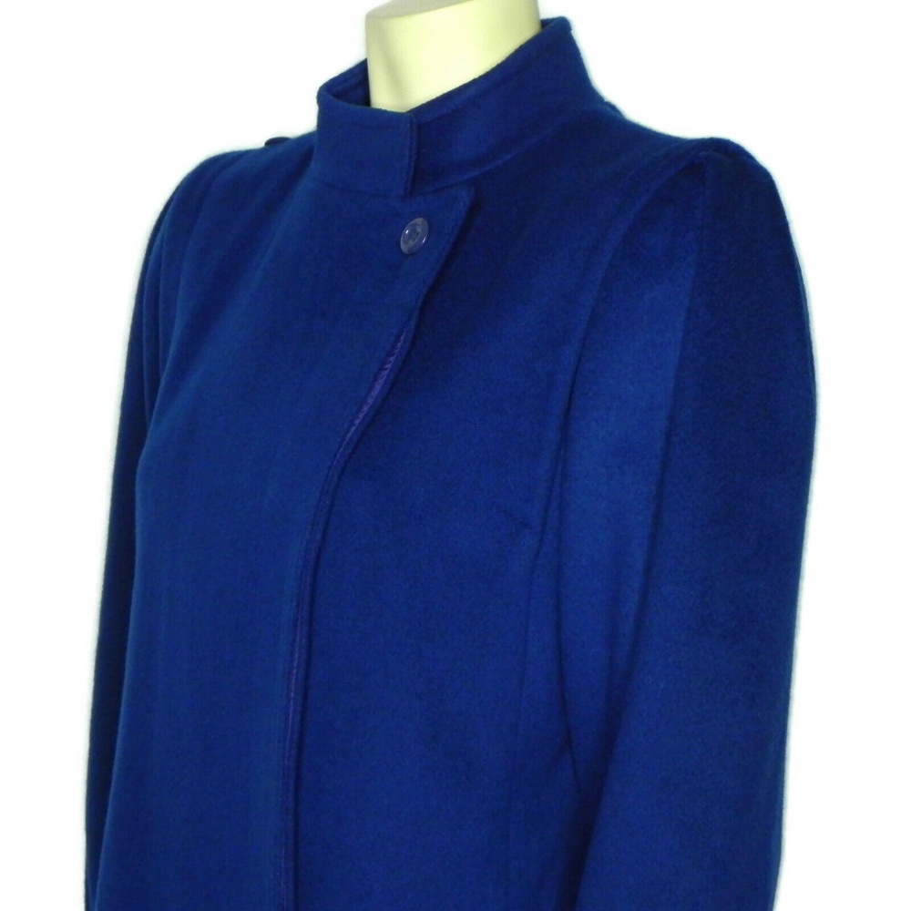 Vintage Jill Jr Royal Blue Wool Overcoat